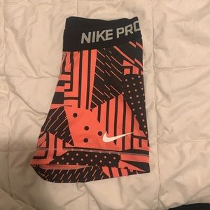 Nike pro spandex shorts
